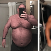 Cardinal transformation: A man weighing 174 kg has lost weight and changed beyond recognition