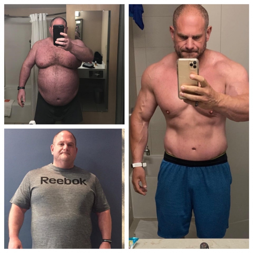 Cardinal transformation: A man weighing 174 kg has lost weight and changed beyond recognition