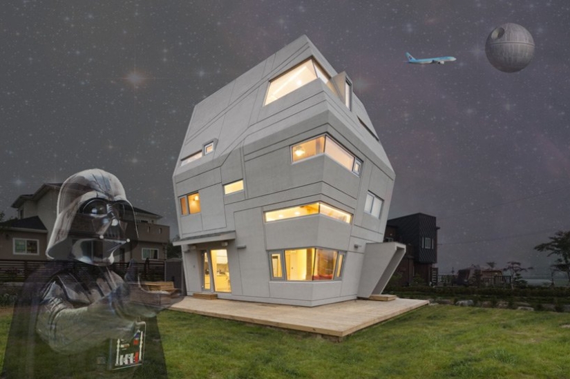 Casa en el estilo de "Star wars"