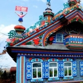 Casas de cuento de hadas en pueblos rusos