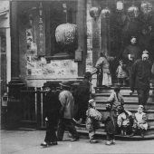 Chinatown in San Francisco before the 1906 earthquake