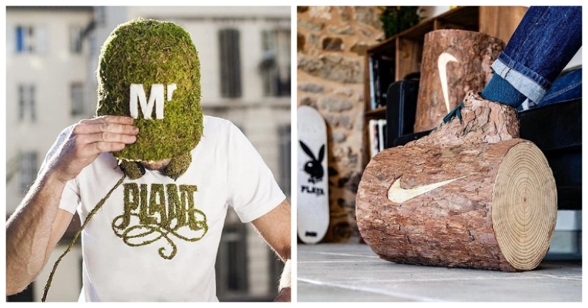 Christophe Guine's wooden nikes: how to breathe plant life into old brands