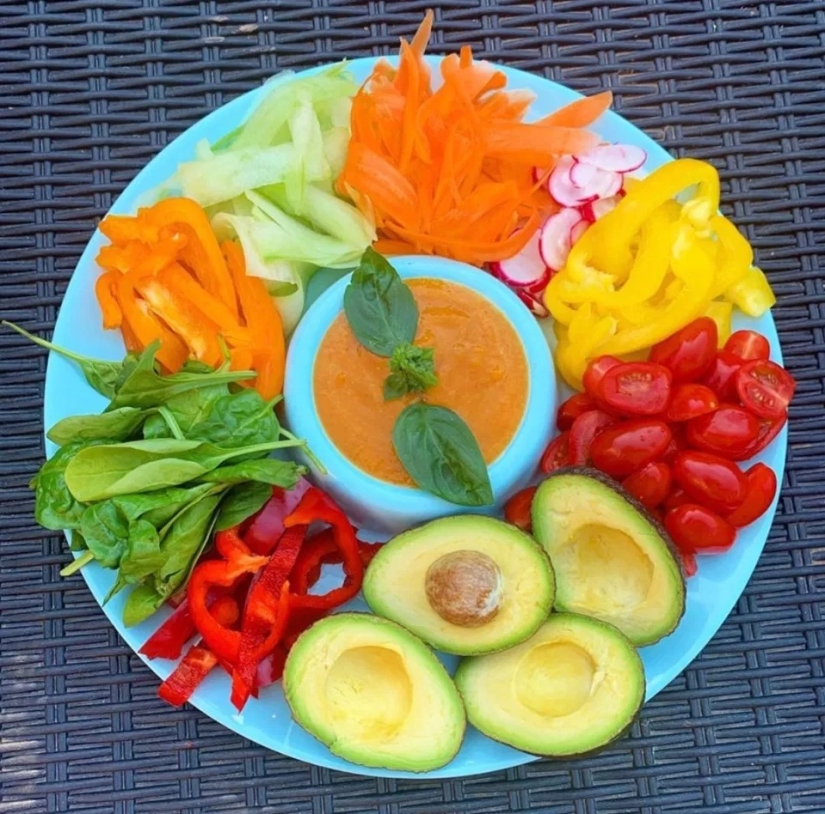 Clean food-piel limpia: modelo curado de eccema al convertirse en vegetariano