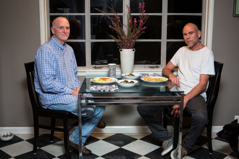 ¿Cómo es la cena, a las familias de los Estadounidenses comunes y corrientes