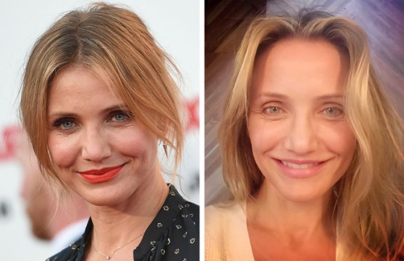 Cómo lucen 15 celebridades en fotos profesionales y domésticas sin filtros