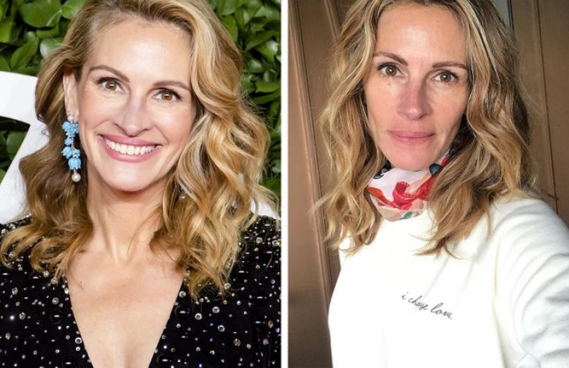 Cómo lucen 15 celebridades en fotos profesionales y domésticas sin filtros