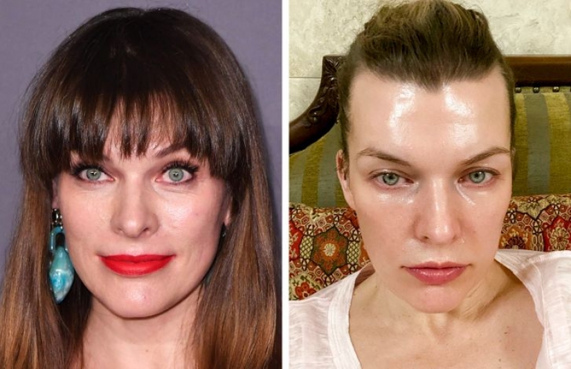 Cómo lucen 15 celebridades en fotos profesionales y domésticas sin filtros