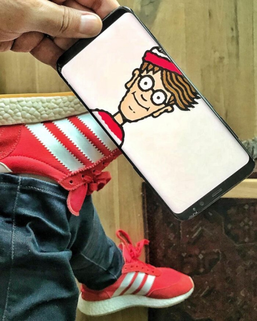 Cómo un artista combina la realidad con imágenes de su teléfono inteligente