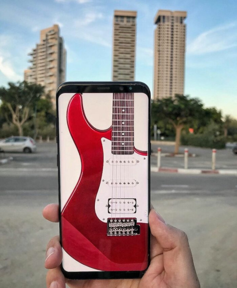 Cómo un artista combina la realidad con imágenes de su teléfono inteligente