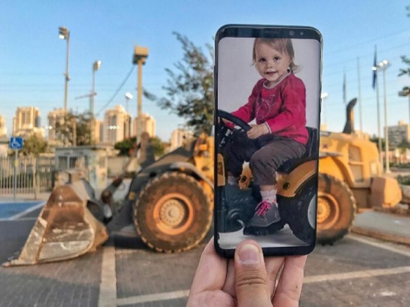 Cómo un artista combina la realidad con imágenes de su teléfono inteligente