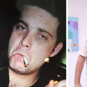 Cómo un hombre que cambió su vida y vino de un litro de vodka de un día a una exitosa carrera como artista