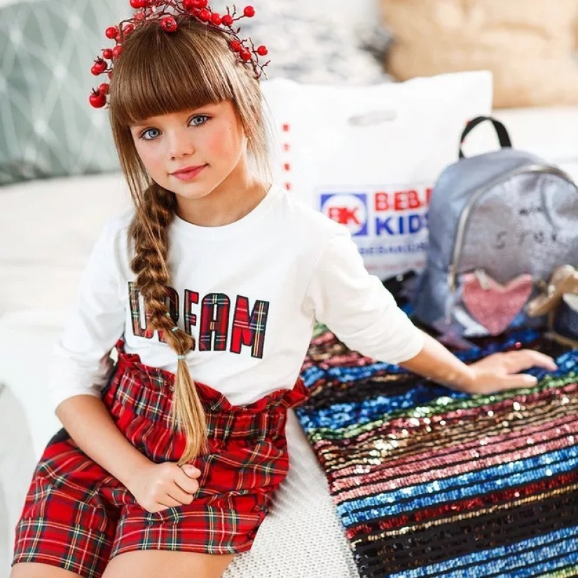 Como ahora parece ser el más famoso modelo de las niñas