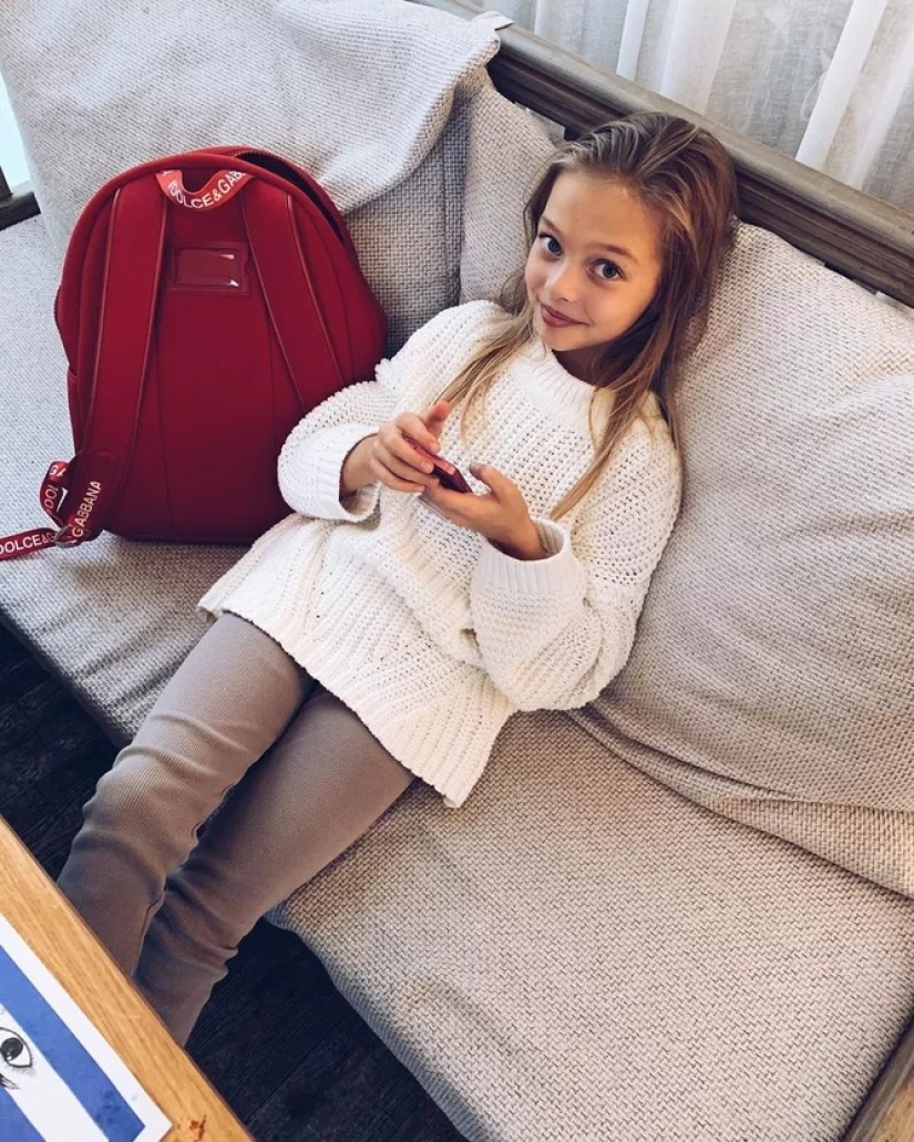 Como ahora parece ser el más famoso modelo de las niñas