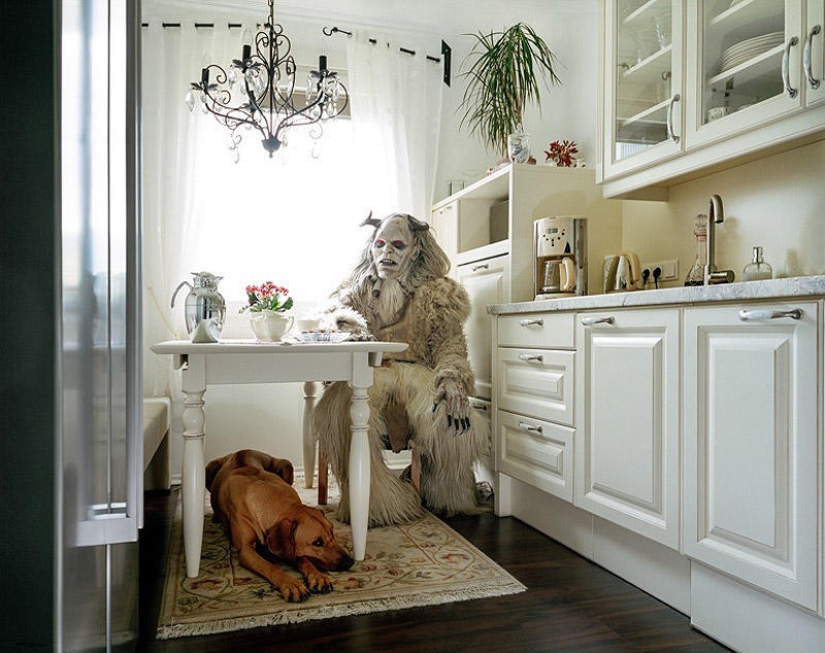 Cosplayers at home Cosplayers at home