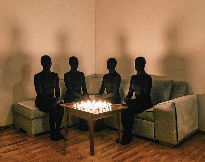 Cosplayers at home Cosplayers at home