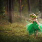 Creative photos of children in fairy images