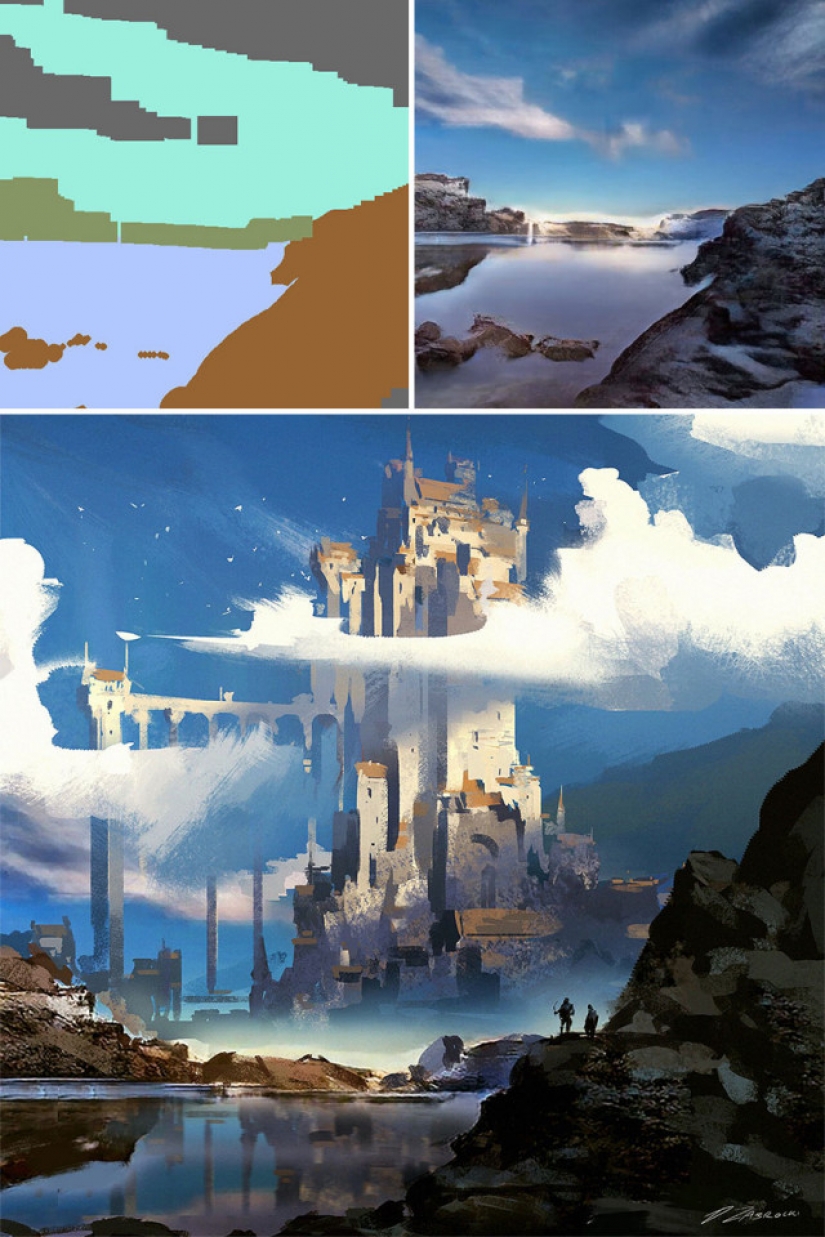 Croquis versus Final: los artistas muestran su trabajo en la etapa de boceto y terminado