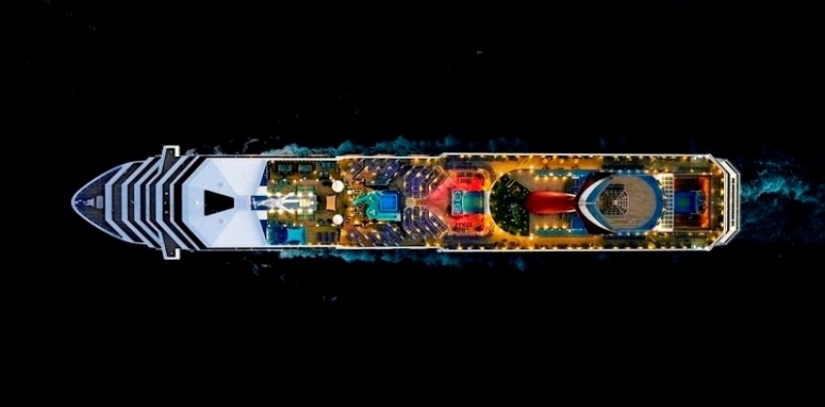 Cruise ships have a stunning view from the top