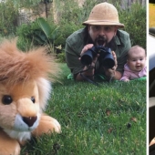 Daddy cool: el Dúo de padre y 9 meses de edad, hija ha conquistado la red social