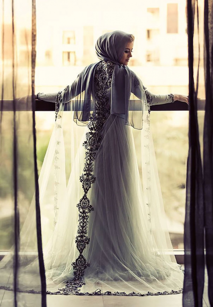 Dazzling brides in hijabs