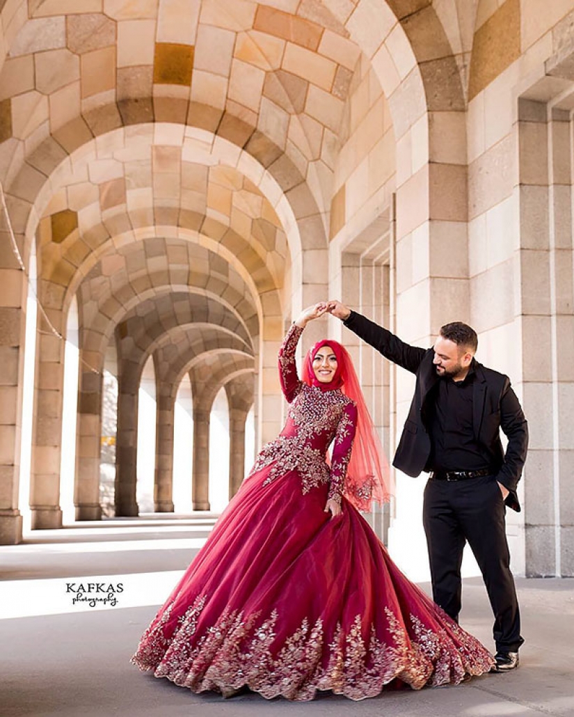 Dazzling brides in hijabs