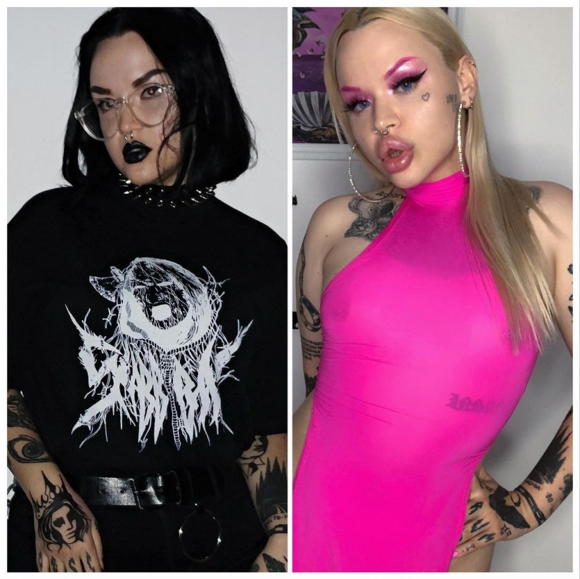 De una Gotessa a una estrella porno: la impactante transformación de la ucraniana Nastya Crimson