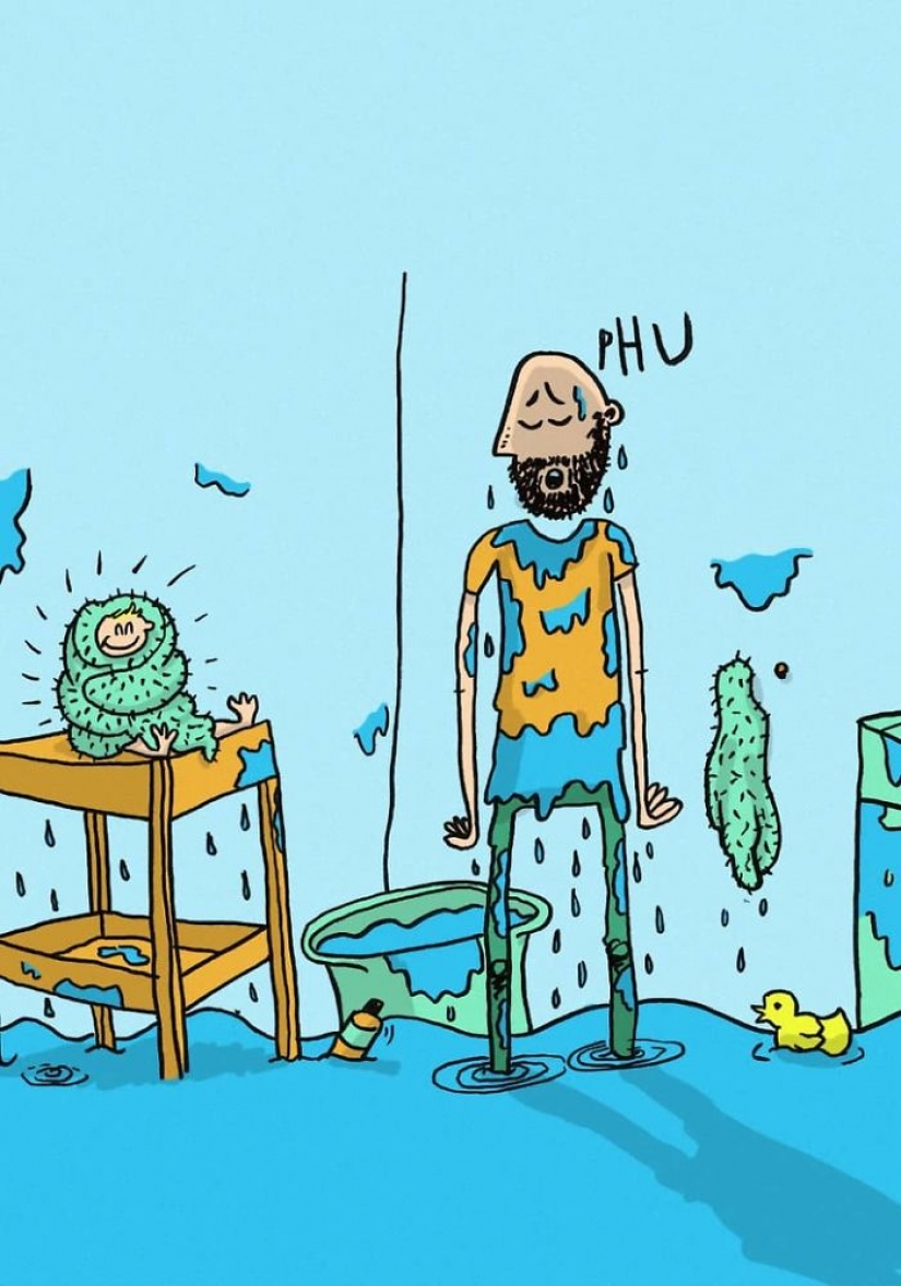 Decree and the charms of parenting: 12 funny comics from the father of two children Decree and the charms of parenting: 12 funny comics from the father of two children