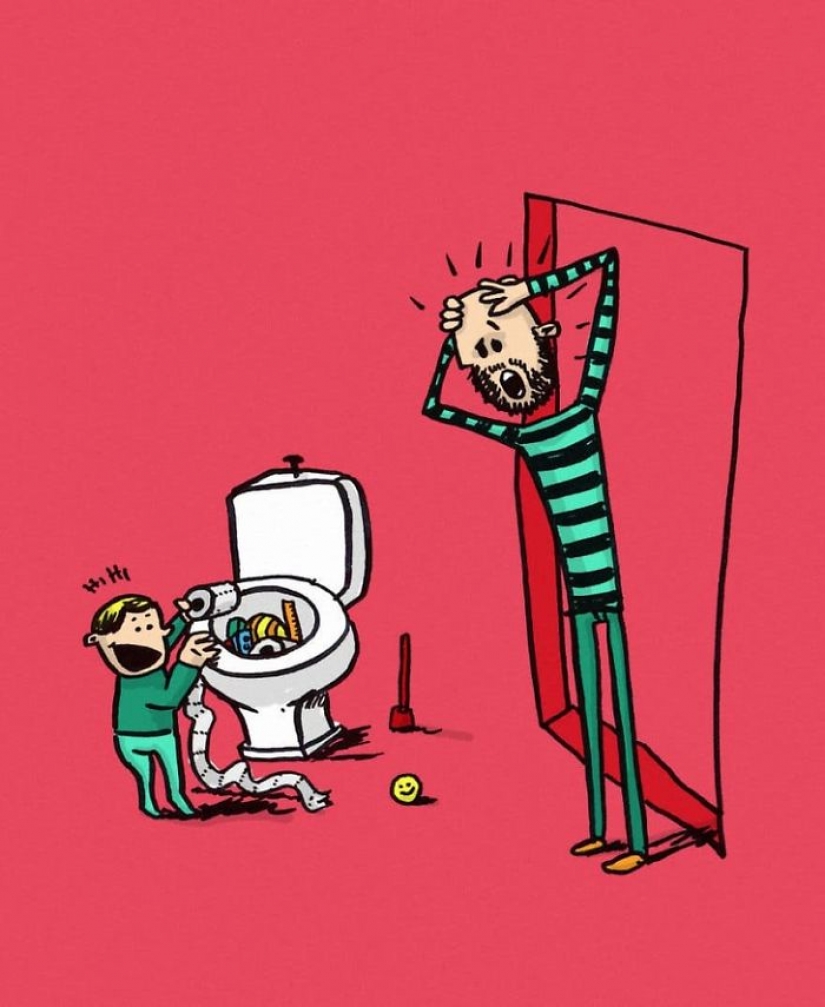 Decree and the charms of parenting: 12 funny comics from the father of two children Decree and the charms of parenting: 12 funny comics from the father of two children