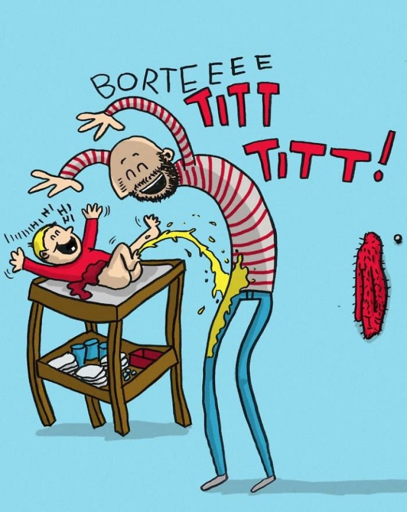 Decree and the charms of parenting: 12 funny comics from the father of two children Decree and the charms of parenting: 12 funny comics from the father of two children