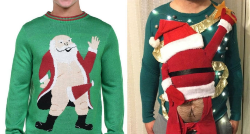 Depraved Santa and 29 more ugly Christmas sweaters