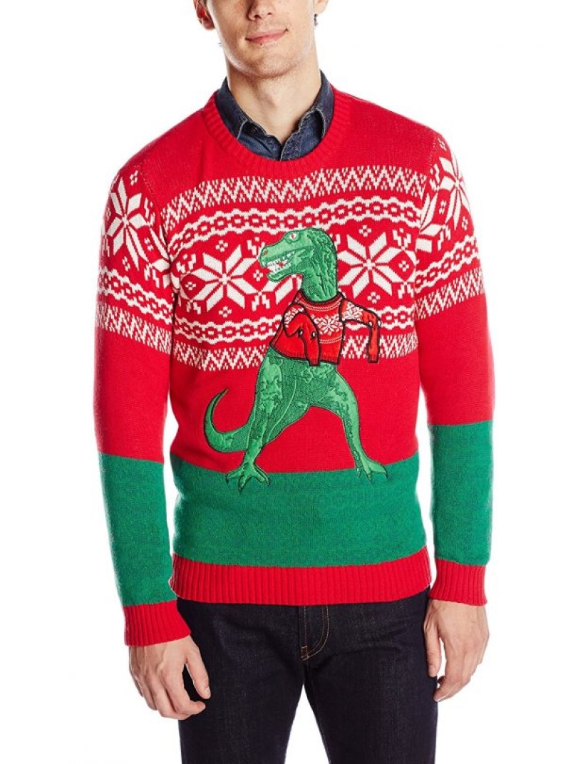 Depraved Santa and 29 more ugly Christmas sweaters