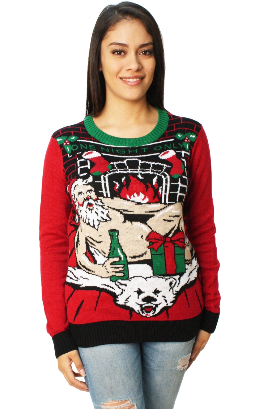 Depraved Santa and 29 more ugly Christmas sweaters