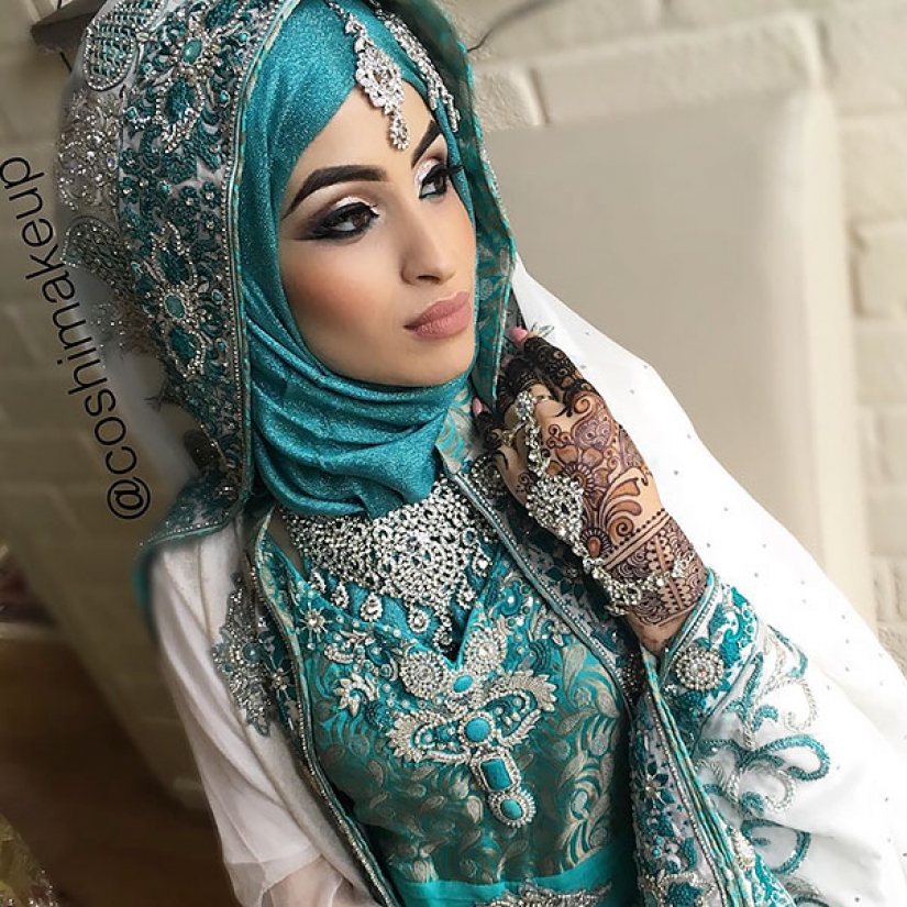 Deslumbrante novias en hijabs