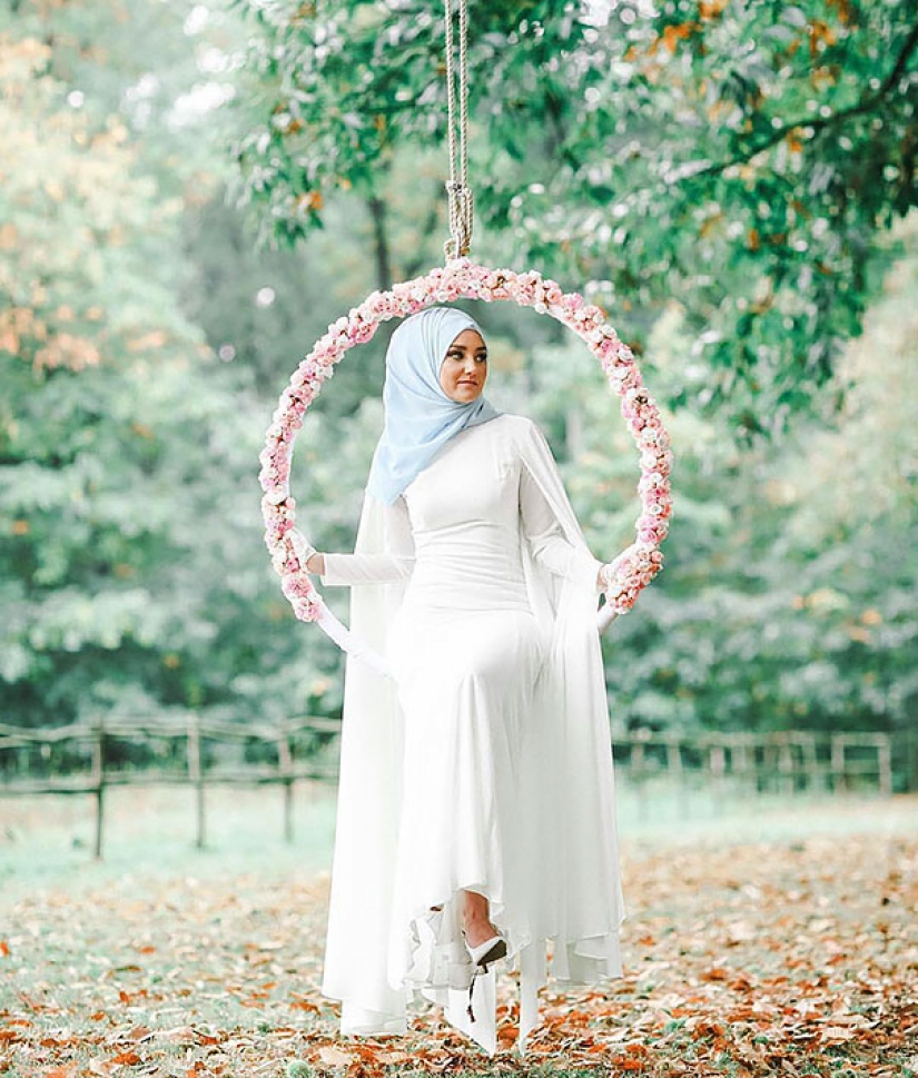 Deslumbrante novias en hijabs
