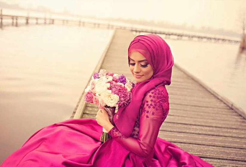 Deslumbrante novias en hijabs