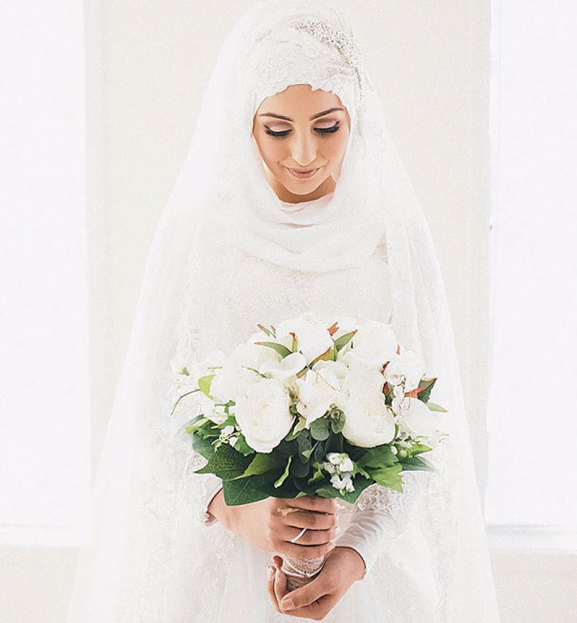 Deslumbrante novias en hijabs
