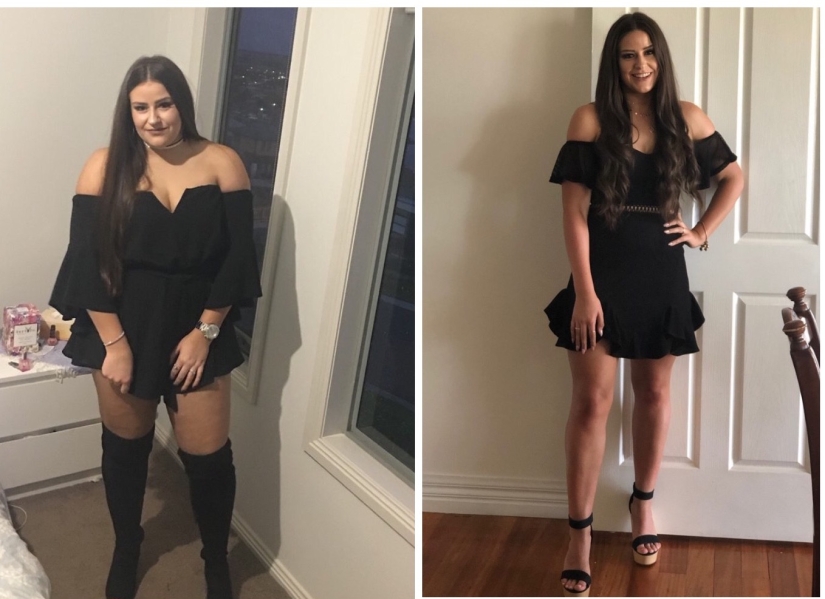 Diet with pleasure: the girl lost 32 kg by eating pizza and spaghetti