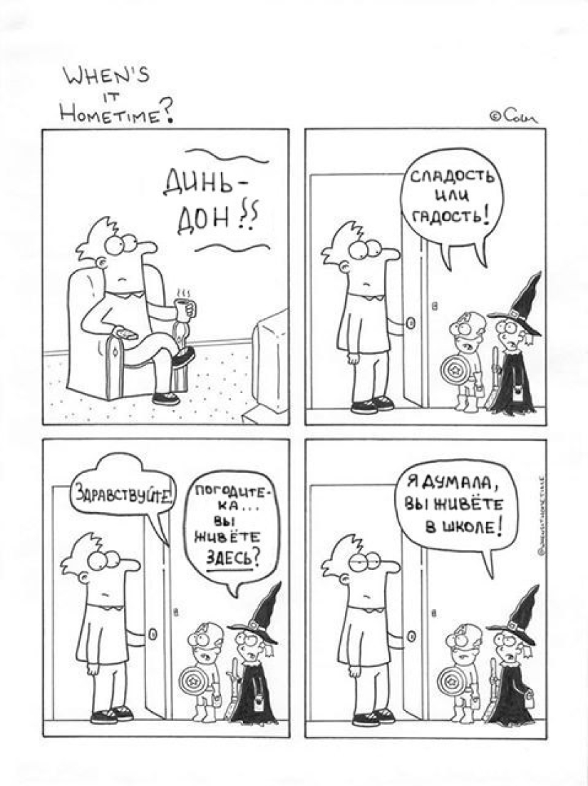 "Don't you live at school?": Irish teacher draws comics about his difficult life