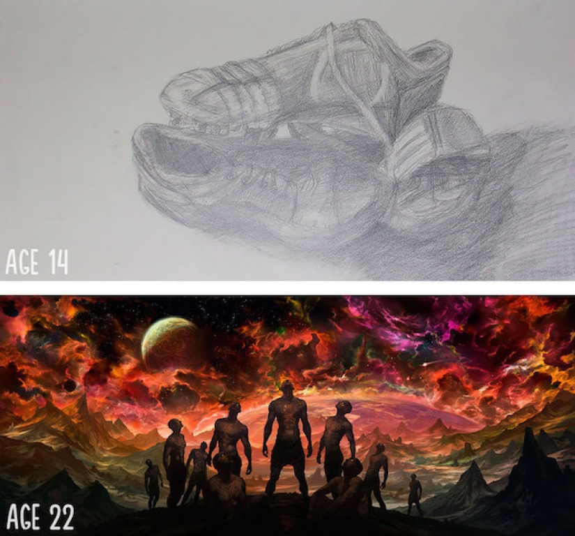 Drawing progress that boggles the mind