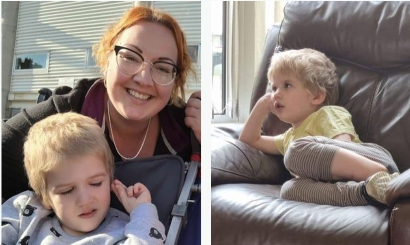 Due to a rare disease, a baby from Britain ate half of the bed and something else