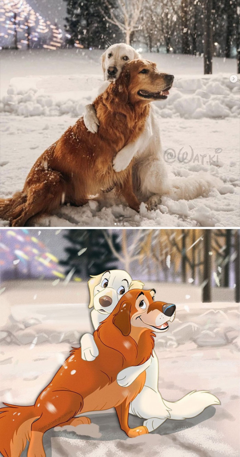 Dutch artist turns animals into Disney characters