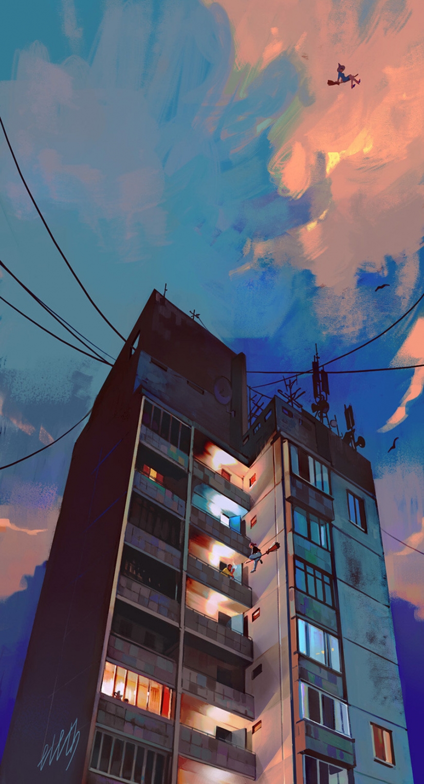 Echa un vistazo a este arte de fantasía sobre los viajes en tren en Rusia Echa un vistazo a este arte de fantasía sobre los viajes en tren en Rusia