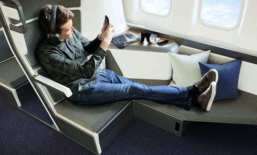 Economy class passenger aircraft can make more similar to second-class trains