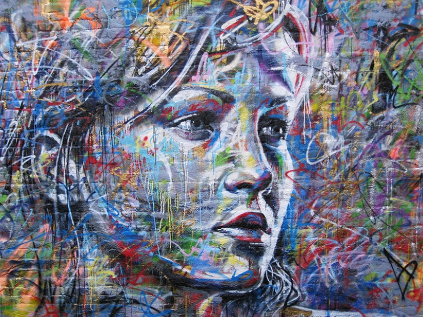 Ejemplos de arte callejero increíble de David Walker