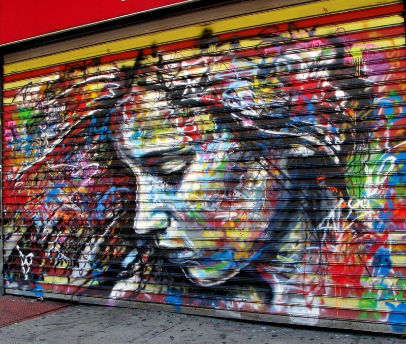 Ejemplos de arte callejero increíble de David Walker