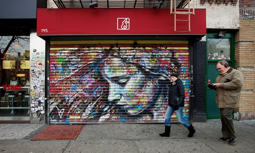 Ejemplos de arte callejero increíble de David Walker