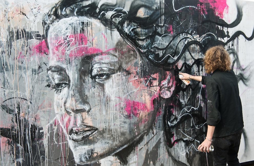 Ejemplos de arte callejero increíble de David Walker