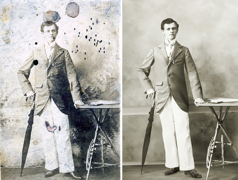 Ejemplos increíbles antes y después de restaurar fotos antiguas de un retocador ucraniano Ejemplos increíbles antes y después de restaurar fotos antiguas de un retocador ucraniano