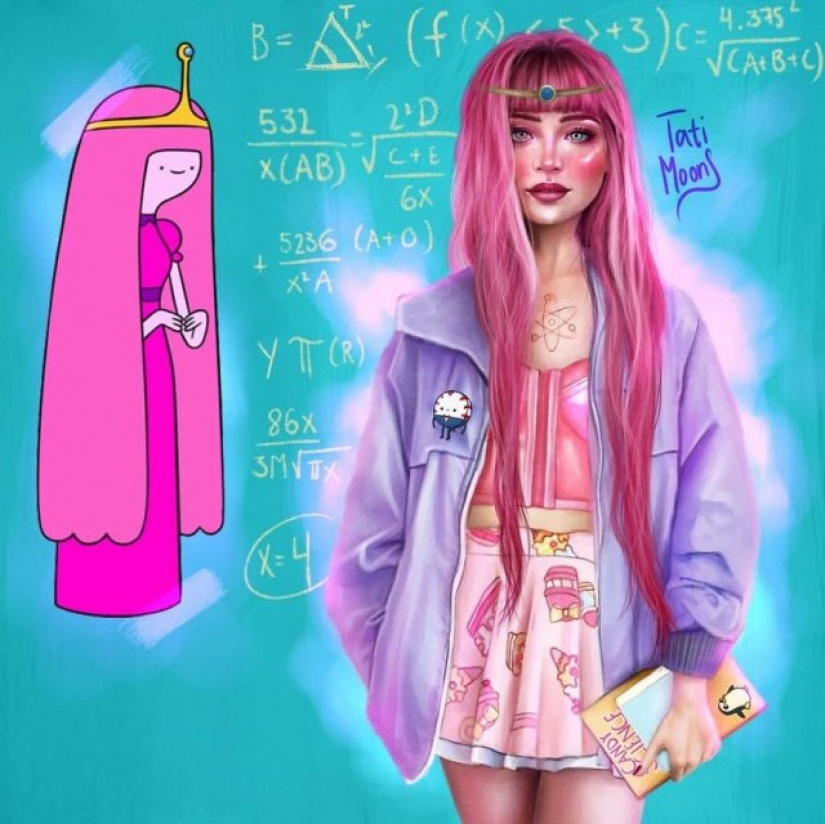 El artista español Tati Lunas y sus realista y hermosa chica caracteres