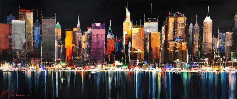 El artista que pinta el sol y la lluvia